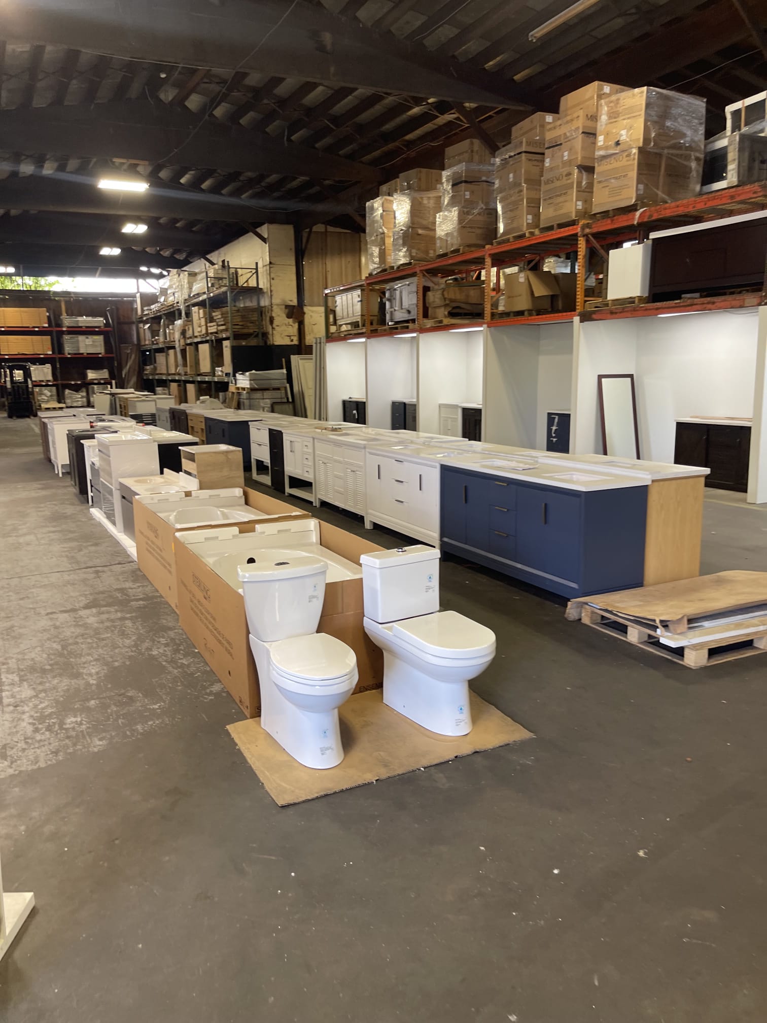 Toilets and bath fixtures