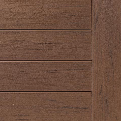 TimberTech Terrain Collection composite decking Brown Oak