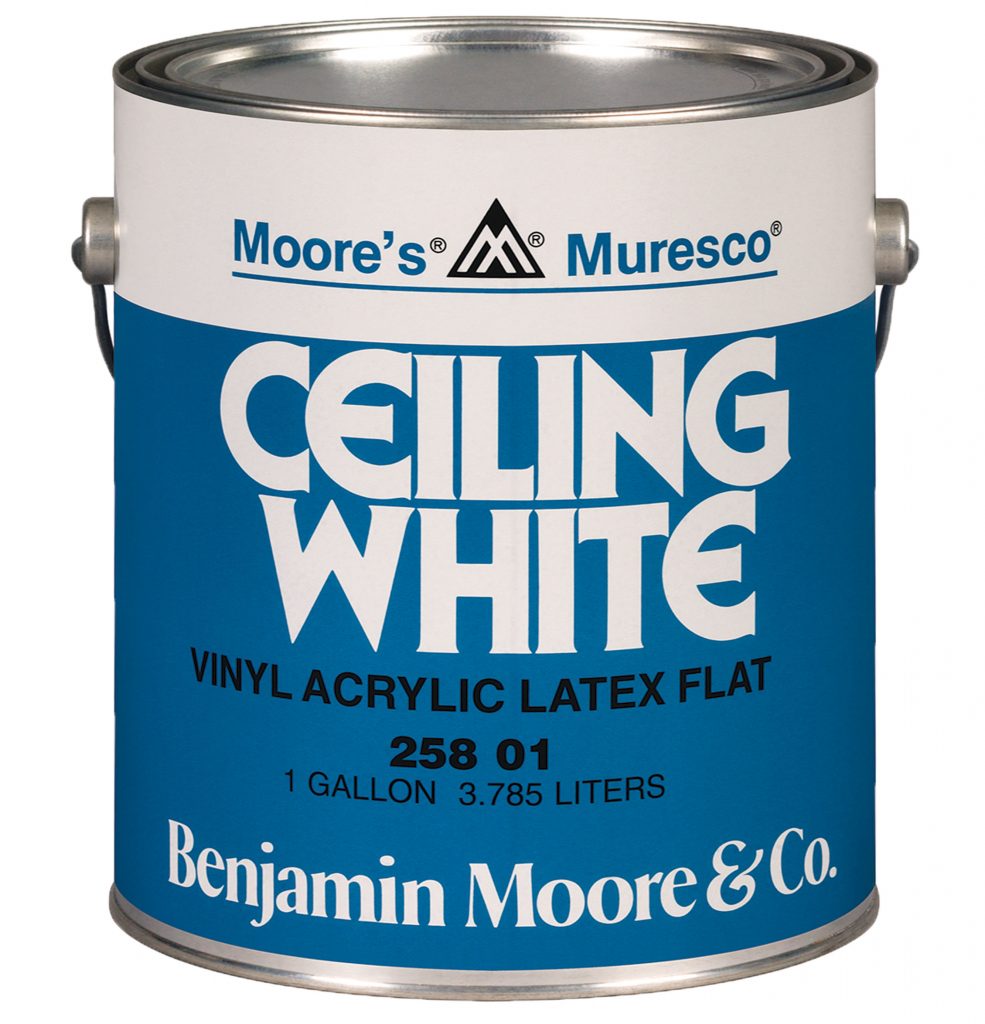 Benjamin Moore interior paint, Muresco Ceiling Paint