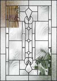 Therma-Tru Classic Craft Founders collection glass option, Lucerna Decorative Glass