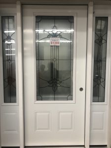 1/0 x 3/0 x 1/0 Steel Exterior Door 3/4 Liberty Lite Patina Caming Available in Left and Right Hand-image