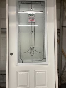 3/0 x 6/8 Steel Exterior Door 3/4 Liberty Lite Patina Caming Left and Right Hand-image