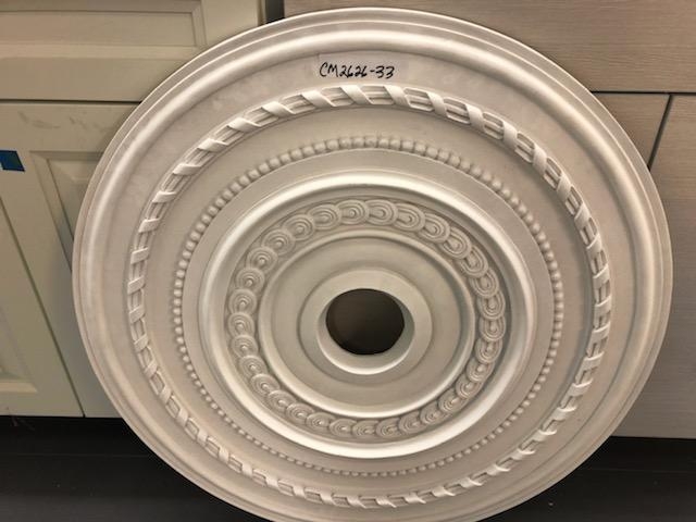 Spectis 32-1/2" Round Decorative Poly Ceiling Molding main image