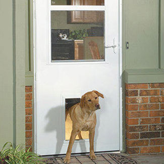 Larson single vent large pet door