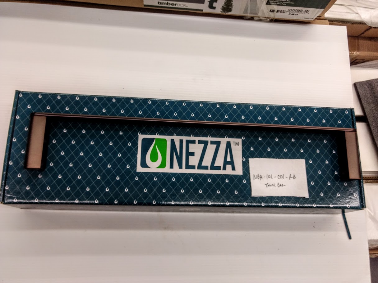 Nezza Oil Rubbed Bronze Towel Bar-image