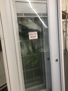 3/0 x 6/8 Steel Exterior Door Full Blinds Prehung Unit Available in Left and Right Hand-image