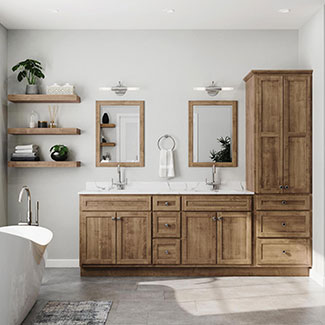 Vanity Concealed Drawers - Bertch Cabinets