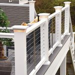 TimberTech Classic Composite cable railing in White