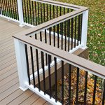 TimberTech Classic Composite drink rail railing in White