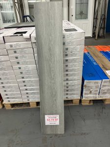 LVT Flooring, Soft Gray SPC 28mil 9" x 48" Planks - 23.95 sf cartons-image